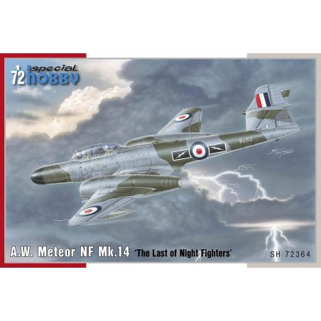 Special Hobby 1/72 A.W. Meteor NF Mk.14 'The Last of Night Fighters' aircraft model kit