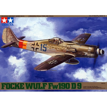 Maqueta de avión Tamiya 1/48 Focke-Wulf Fw190 D-9