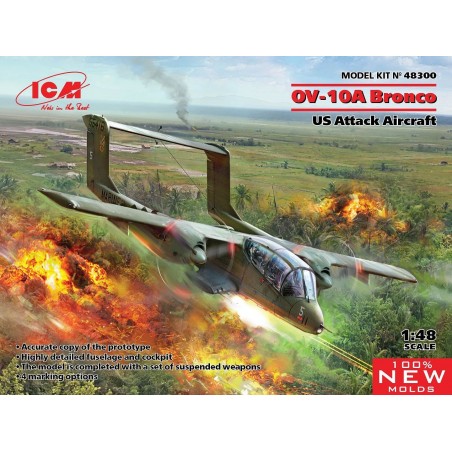 ICM 1/48 OV-10A BRONCO aircraft model kit