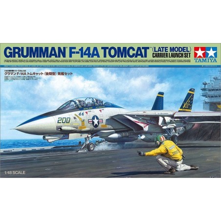 1/48 GRUMMAN F-14A TOMCAT (LATE MODEL) CARRIER LAUNCH SET