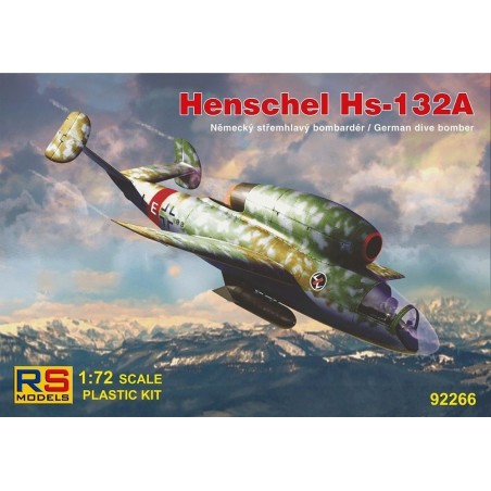 1/72 HENSCHEL HS-132A DIVE BOMBER GERMAN AIR FORCE
