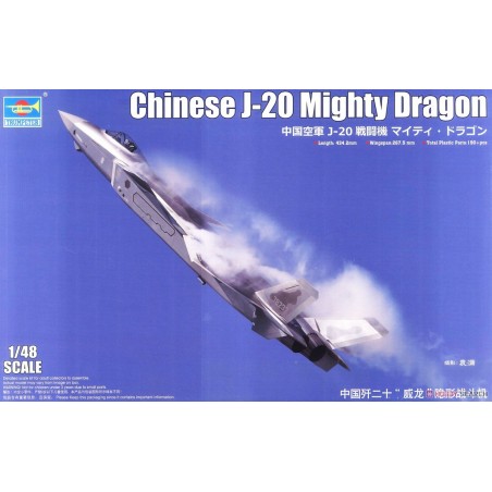 1/48 CHINESE J-20 MIGHTY DRAGON