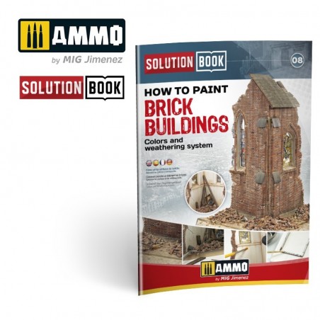 How to Paint Brick Buildings. Colors & Weathering System Solution Book (Multilingual)