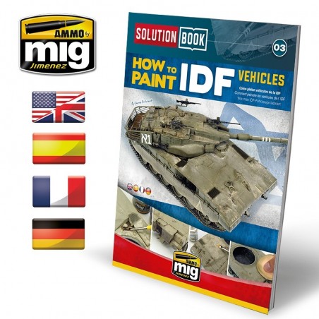 SOLUTION BOOK HOW TO PAINT IDF VEHICLES (Multilingüe)
