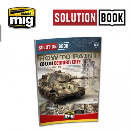 SOLUTION BOOK. HOW TO PAINT WWII GERMAN LATE (Multilingüe)