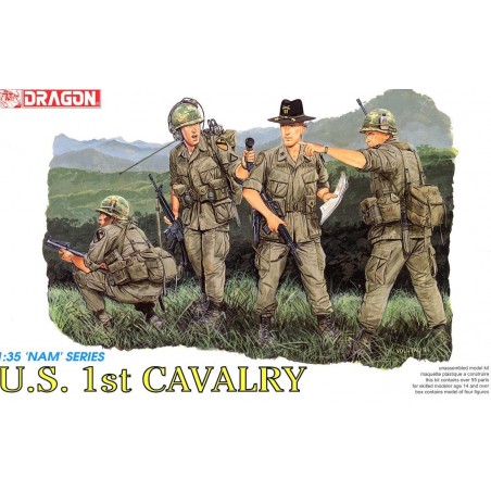 Dragon 1/35 U.S. 1st Cavalry figures model kit