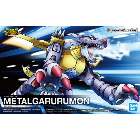 Bandai Figure-rise Standard MetalGarurumon Digimon Model Kit