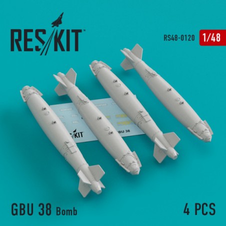 Kit resina 1/48 GBU 38 BOMB (4PCS)