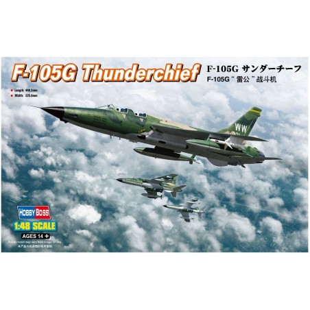 Maqueta de avión Hobbyboss 1/48 F-105G Thunderchief