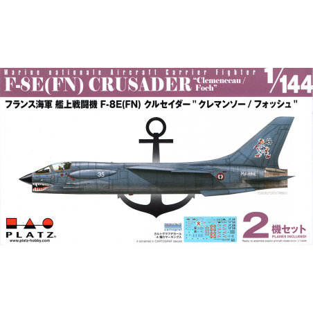 Platz 1/144 French Navy Carrier-capable Fighter F-8E (FN) Clemenceau / Foch