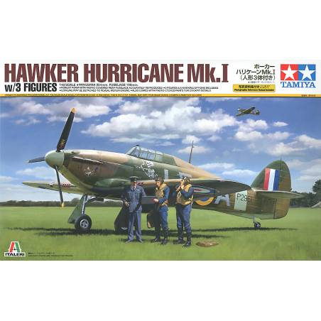 Tamiya 1/48 Hawker Hurricane Mk.I (w/3 Figures)