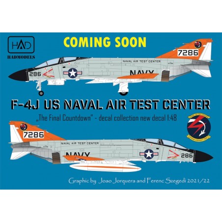 1/48 Calcas McDonnell F-4J Phantom US NAVAL Air Test Center