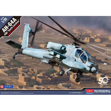 Maqueta de Helicoptero Academy 1/35 AH-64A ANG "South Carolina"