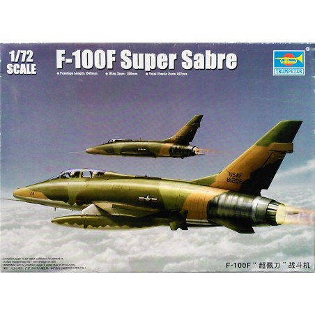 Trumpeter 1/72 USAF F-100F SUPER SABRE