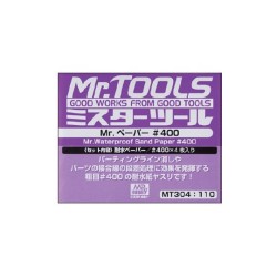 Mr-Hobby Mr. Waterproof Sand Paper  400 (4 sheets) 2