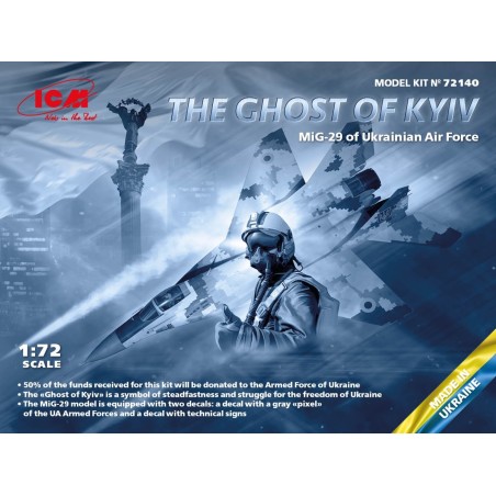 ICM 1/72 The Ghost of Kyiv MiG-29 of Ukrainian Air Forces