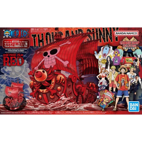 maqueta One Piece Grand Ship Collection Thousand Sunny FILM RED