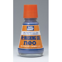 Mr Masking Sol Neo M-132 Mr Hobby líquido de enmascarar vinílico para proteger zonas de maquetas antes de pintar
