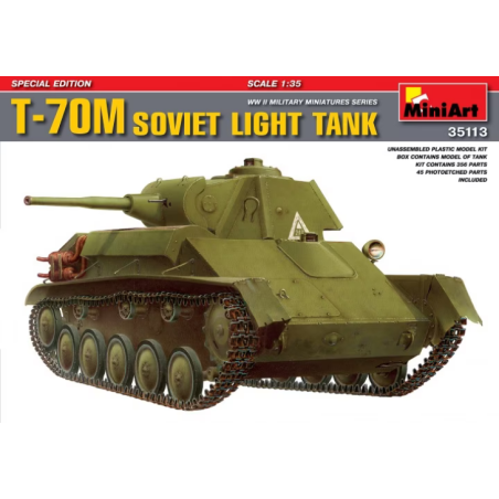 Miniart 1/35 T-70M Soviet Light Tank