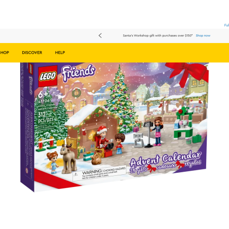 Calendario de Adviento Lego