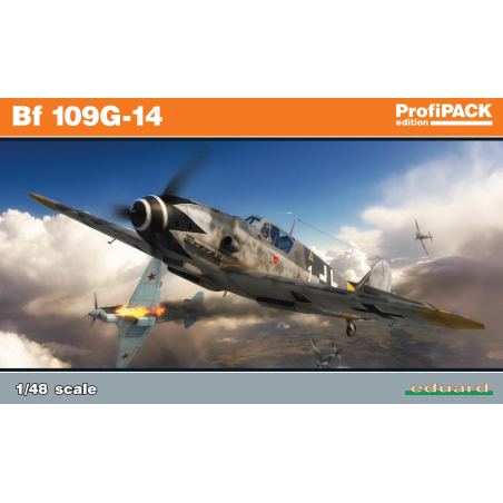 Maqueta de avion Eduard 1/48 Bf 109G-14 ProfiPack edition