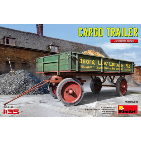 Maqueta Miniart 1/35 Cargo Trailer