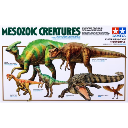 Tamiya 1/35 Mesozoic Creatures Set