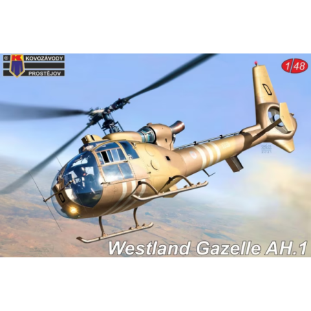 Maqueta de helicoptero Kovozávody 1/48 Westland Gazelle AH.1