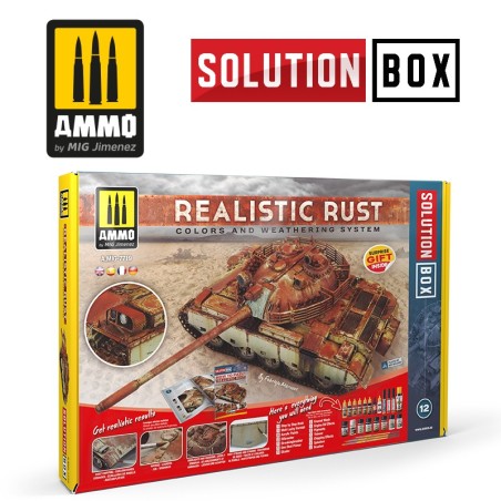 Ammo Mig Solution Box Oxido realista