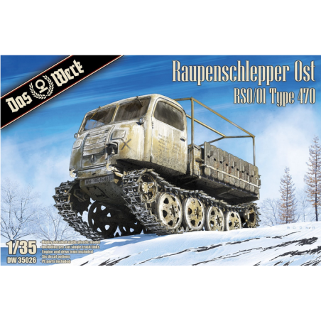 Das Werk 1/35  Raupenschlepper Ost (RSO/01 Type 470) truck model kit