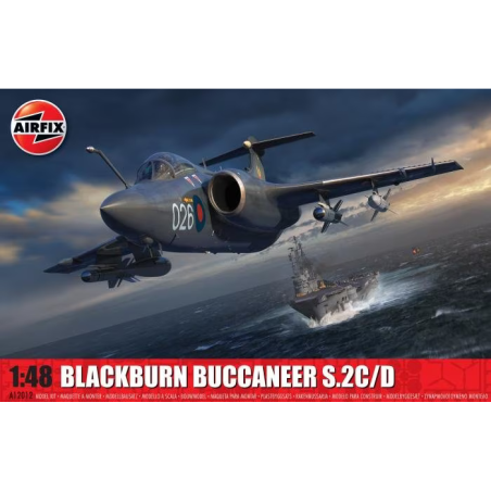 Airfix 1/48 Blackburn Buccaneer S.2C/D aircraft model kit