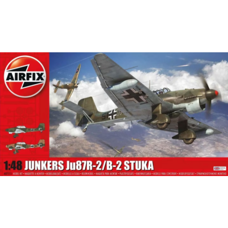 Airfix 1/48 Junkers Ju-87R-2/B-2 Stuka aircraft model kit