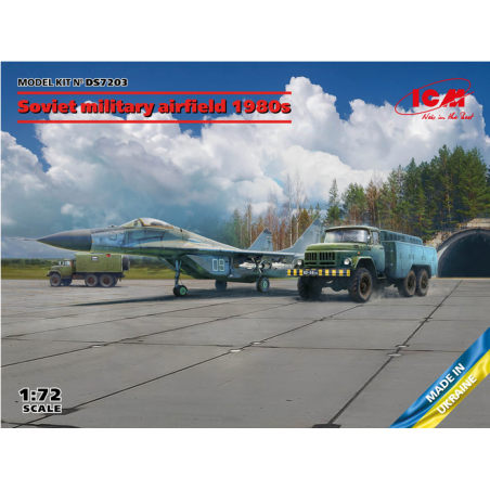 Maqueta ICM 1/72 Soviet Airfield 1980s