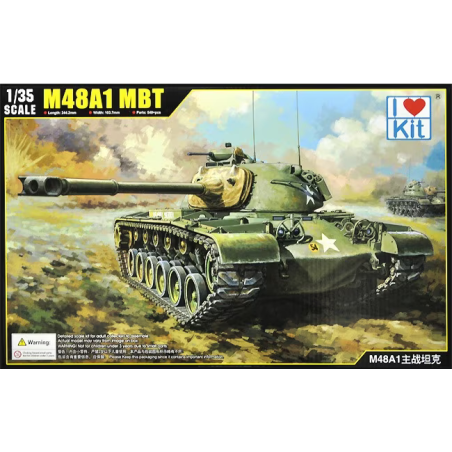 Tanque I love Kit 1/48 M48A1 MBT