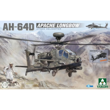 Takom 1/35 AH-64D Apache Longbow Attack Helicopter Model Kit