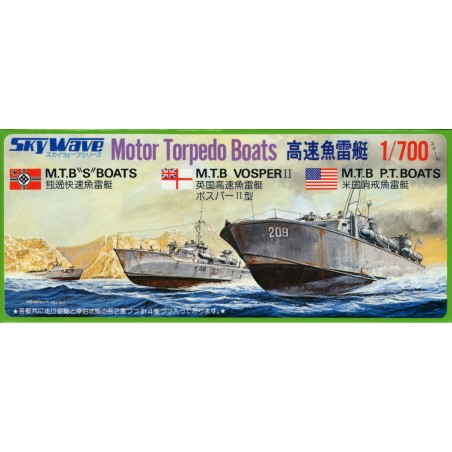 Pit Roar 1/700 Motor Torpedo Boats "S" Boat, Vosper II Boat, PT Boat