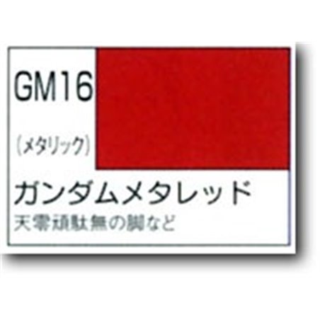 Gundam Marker 16: Gundam Rojo Metalizado