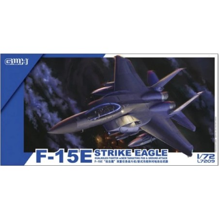 Great Wall Hobby 1/72 F-15E Strike Eagle Dualroles Fighter w/New Targeting Pod & Ground Attack