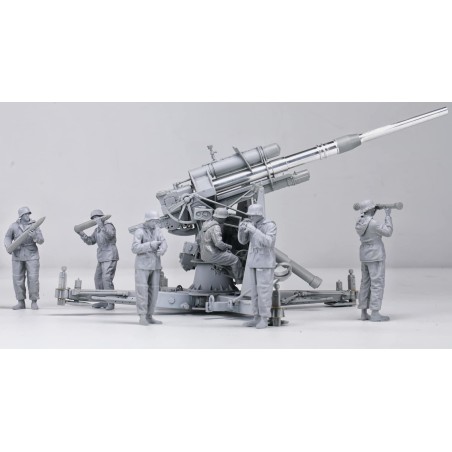 Border Model 1/35 German 88mm Gun Flak36 w / Artillery Figure (metallic box!)