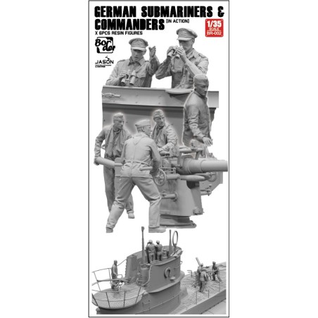 Border Models 1/35 German Submariners & Commanders (6 Figure Set)
