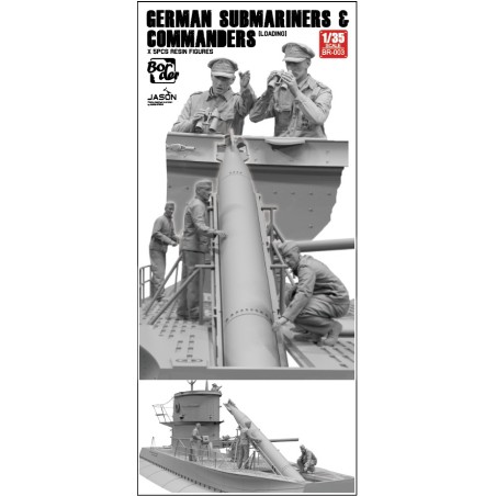 Border Models 1/35 German Submariners & Commanders (5 Figure Set)
