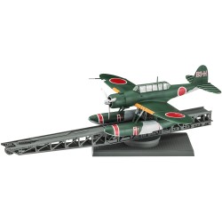 1/72 Aichi E13A1 Type 0 Seaplane Reconnaissance Plane Type 11 Kongo Mounted Plane w/Catapult 2
