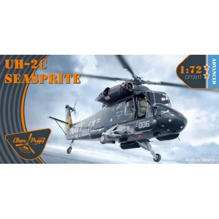 Maqueta de helicoptero Clear Prop 1/72 Kaman UH-2C Seasprite Advanced