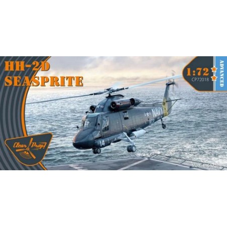 Maqueta de helicoptero Clear Prop 1/72 Kaman HH-2D Seasprite Advanced Kit