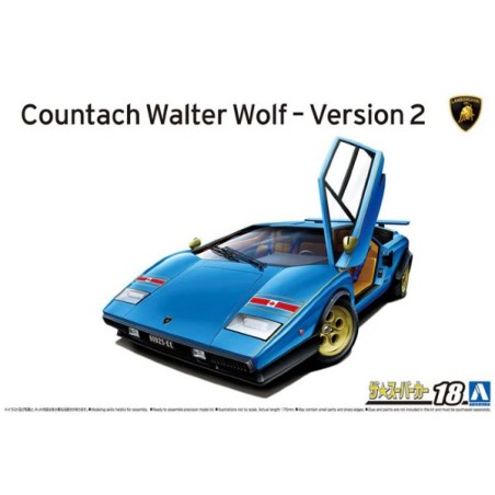 Aoshima 1/24 Countach Walter Wolf - Version 2