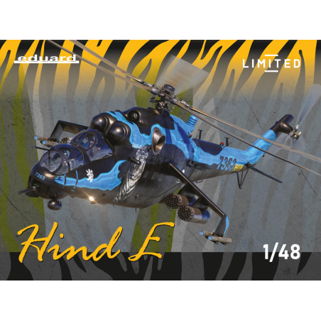 Maqueta de helicoptero Eduard 1/48 HIND E Limited Edition