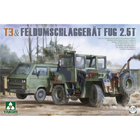 Takom 1/35 T3 & Feldumschlaggerät Fug 2.5t