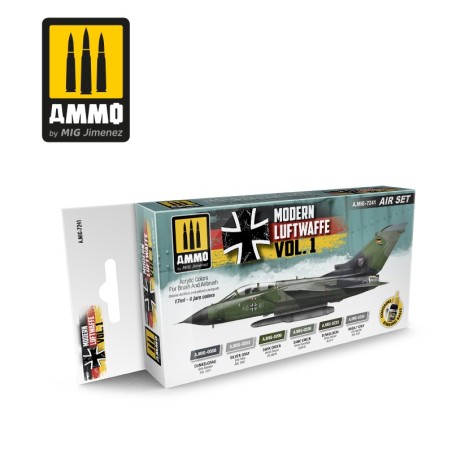 Ammo Mig Luftwaffe Moderna Vol 1 Kit de Pinturas