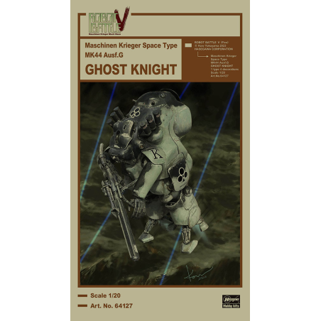 Hasegawa 1/20 Robot Battle V (Five) Heavy Armor Combat Suit for Space MK44G Ghost Knight