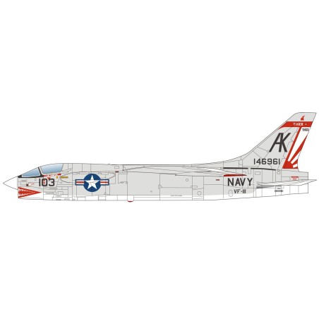 Platz 1/144 U.S. Navy F-8C Crusader Mig Killer (2 Set)